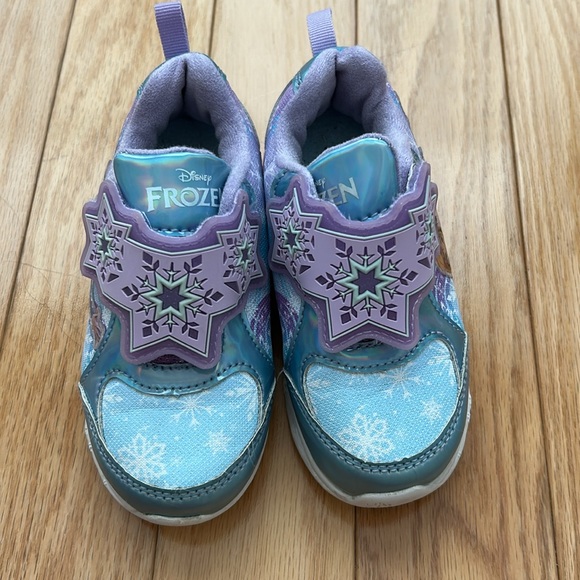 Target Frozen Light-Up Sneakers - Blue and Purple - Picture 2 of 3